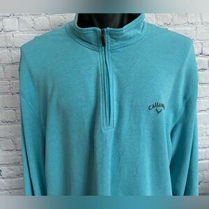 CALLAWAY mens size 2XL 1/4 zip pullover sweater